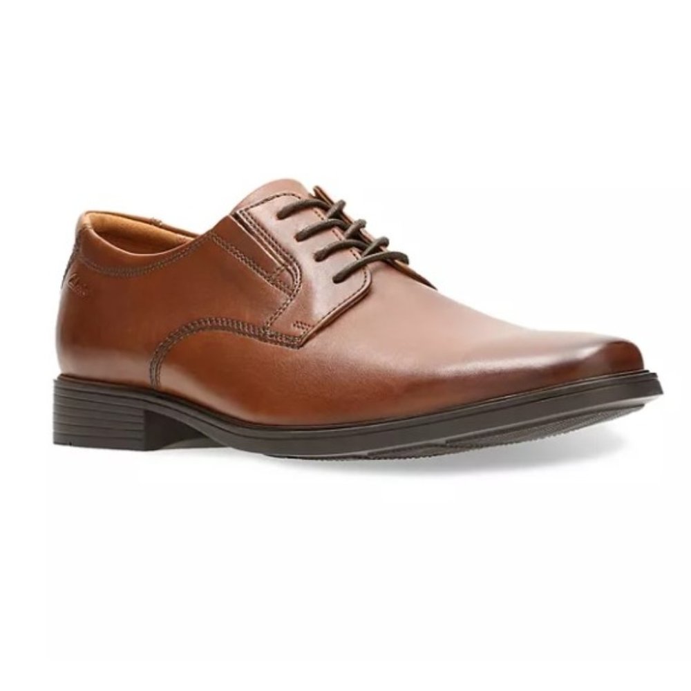 Clarks® Tilden Men's Brown Dress Shoes